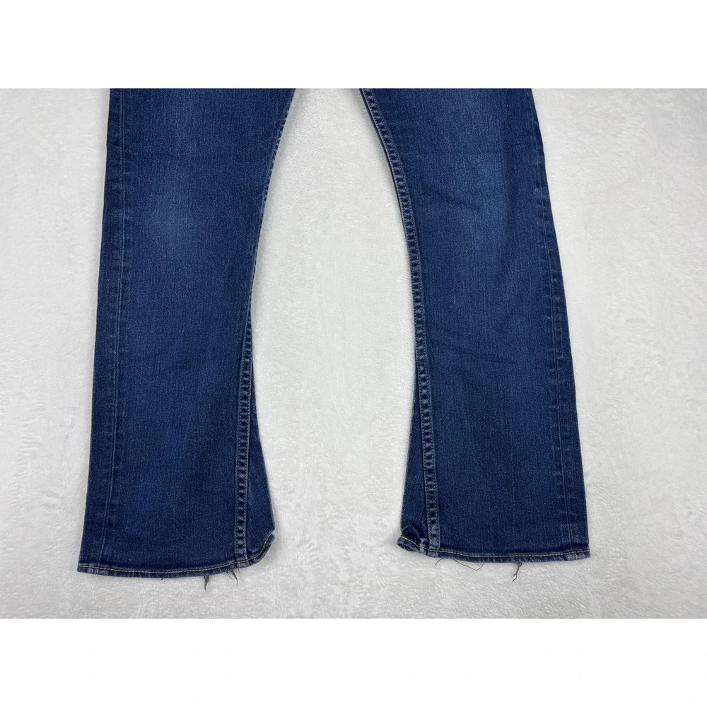 Levis Type 1 Men's 34x29 Tough Bootcut Vintage Jeans Dark Blue Western Fit